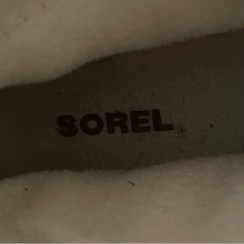 Sorel Explorer Joan Winter Boot Suede, Faux Fur, Fleece Lined Tan Size 9 - Picture 11 of 12
